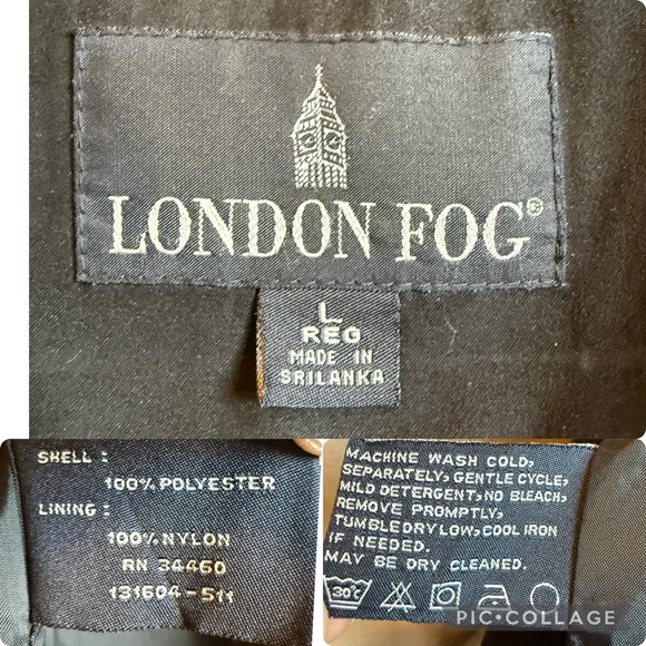 London Fog Suede Hooded Parka Zip Up Jacket Size Large - Picture 4 of 16